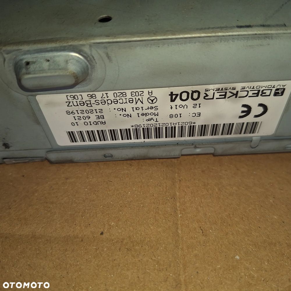 RADIO MERCEDES W203 A2038201786 - 6