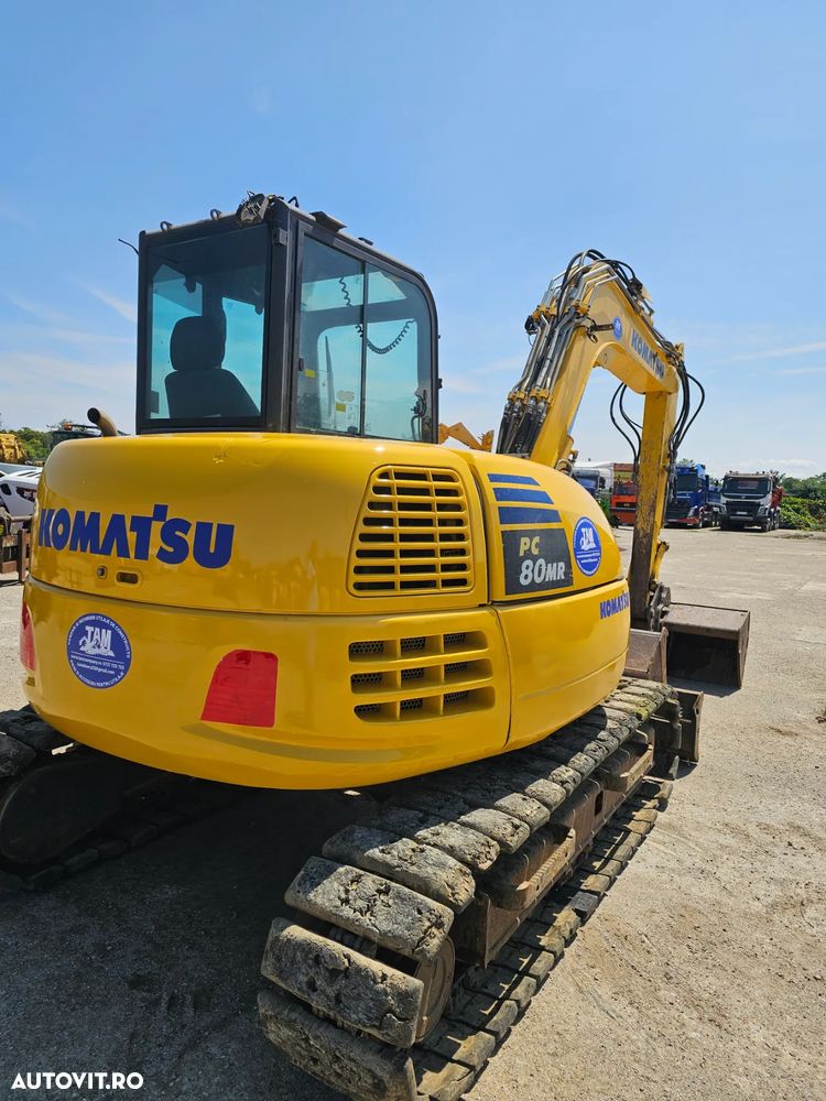 Komatsu PC80 MR5-eo midiexcavator excavator pe senile miniexcavator compact - 5