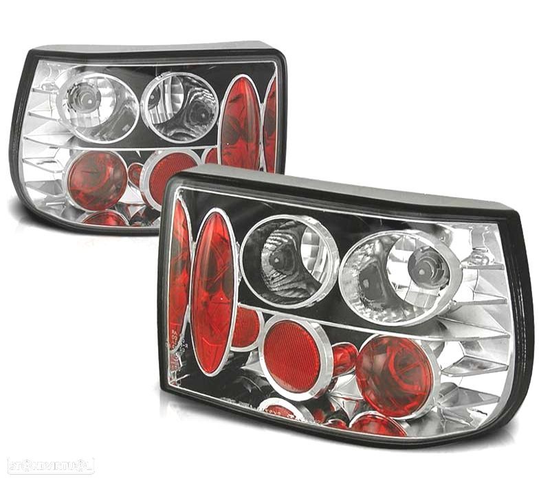 FAROLINS TRASEIROS OPEL ASTRA 94-98 CROMADO - 1
