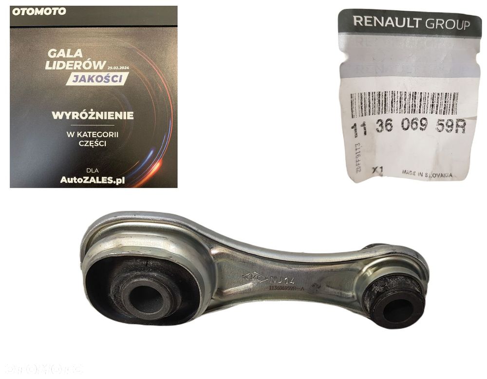 FABRYCZNIE NOWA ORYGINALNA PODUSZKA ŁAPA SILNIKA DACIA SANDERO II LOGAN 2 113606959R - 1