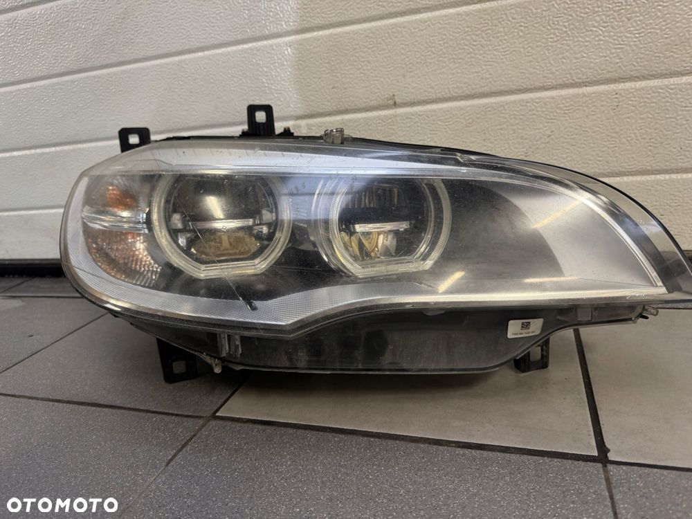 reflektor bmw x6 e71 e72 adaptive led oryginał kompletny 13r przód prawy - 2