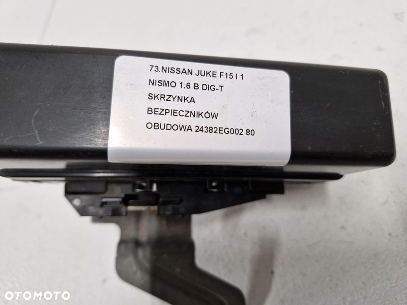 NISSAN JUKE F15 I 1 NISMO 1.6 B DIG-T SKRZYNKA BEZPIECZNIKÓW OBUDOWA 24382EG002 - 3