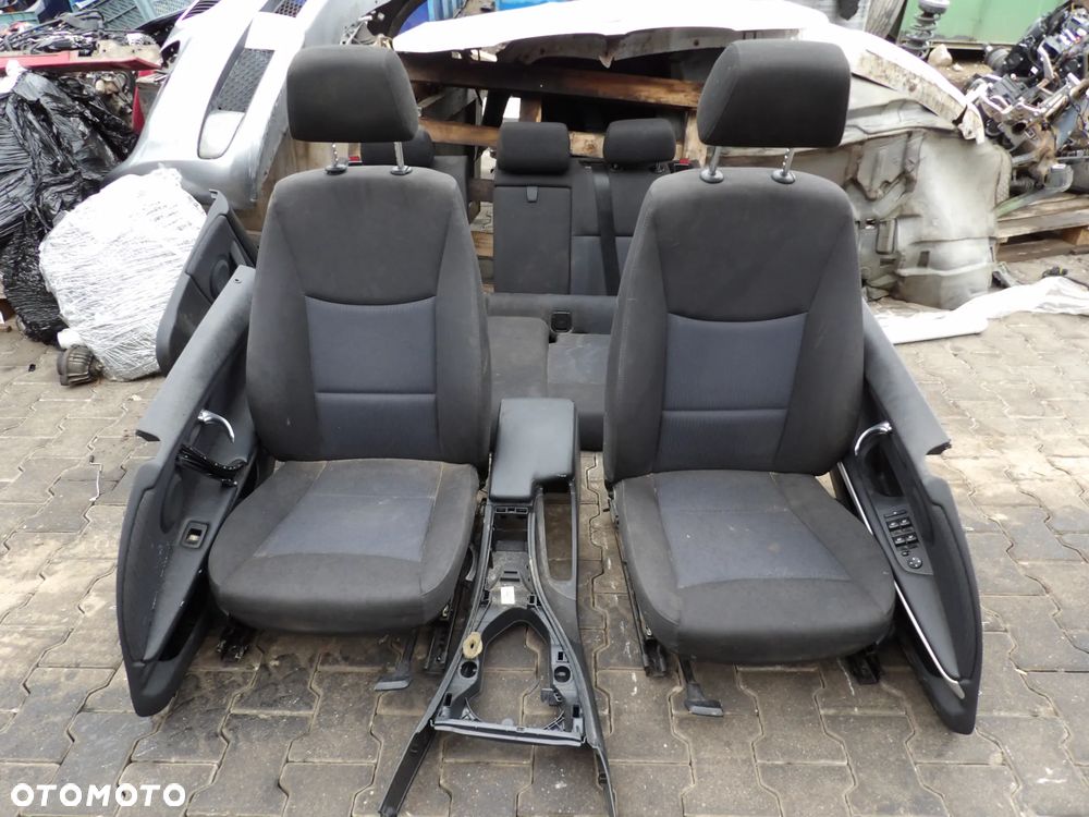 BMW - E91 - FOTELE , KANAPA , BOCZKI , TUNEL - EUROPA - KOMPLET - NIE OGRZEWANE - 1