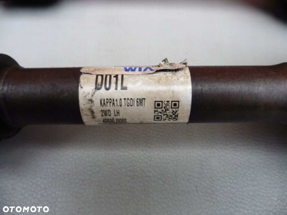 Półoś prawa D01R 2WD Hyundai Kona 1,0 T-GDI 49501J9000 - 11