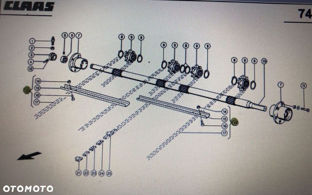 Łańcuch Do Claas Mega 370-360 - 1