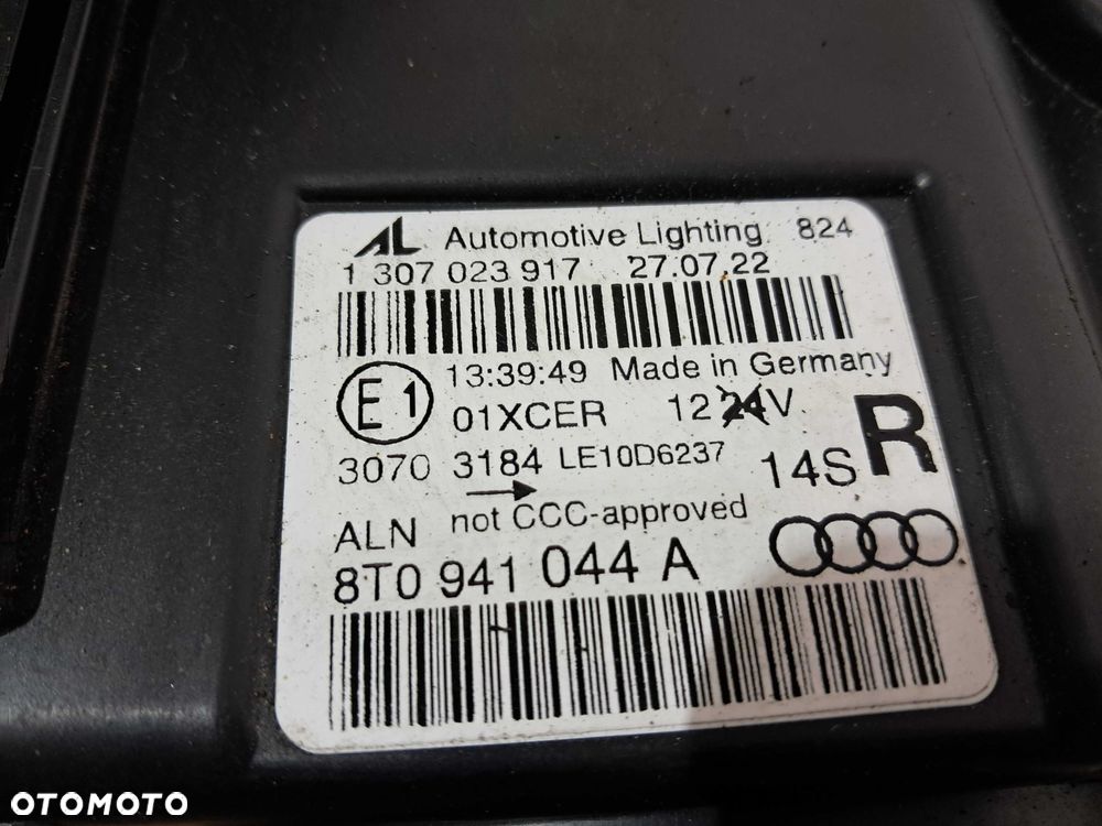 Lampa reflektor AUDI A5 8T LIFT Bi Xenon prawa lewa prawy lewy przód - 5