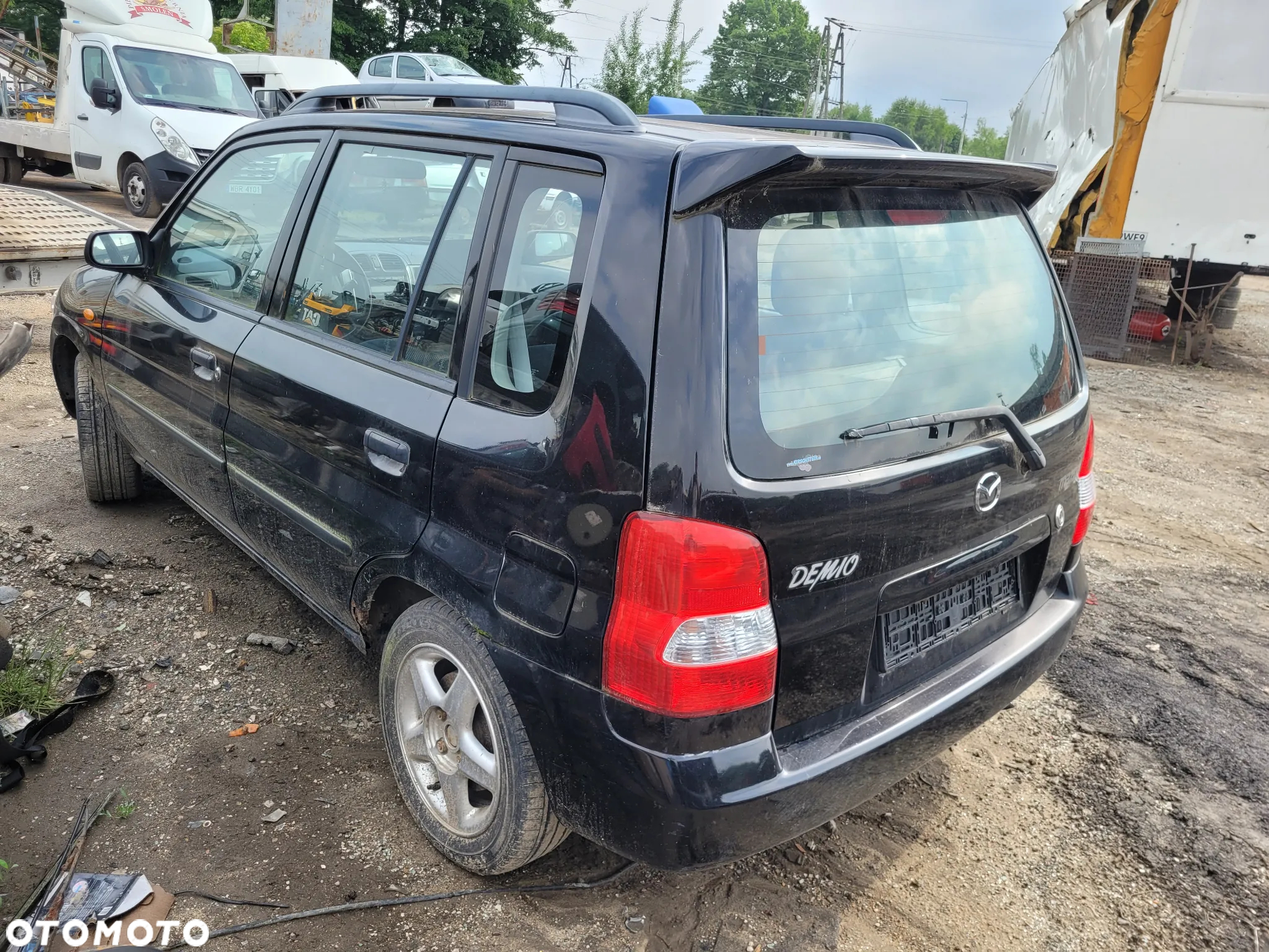 MAZDA DEMIO A3F maska pokrywa silnika klapa bagażnika zderzak lampa reflektor pas przedni stop lampy halogeny - 3