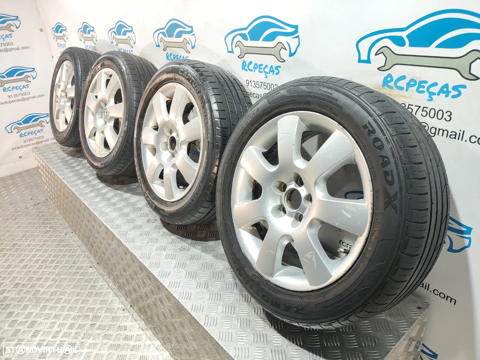 - Jantes 16 Borbet Originais VW Volkswagen New Beetle 6,5J ET42 5x100 - 2