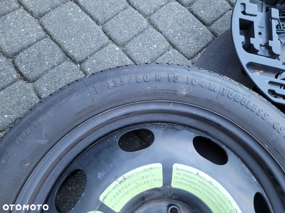 CITROEN C5 III X7 KOŁO DOJAZDOWE ZAPASOWE DOJAZDÓWKA 18 135/80/18 5x108 - 4
