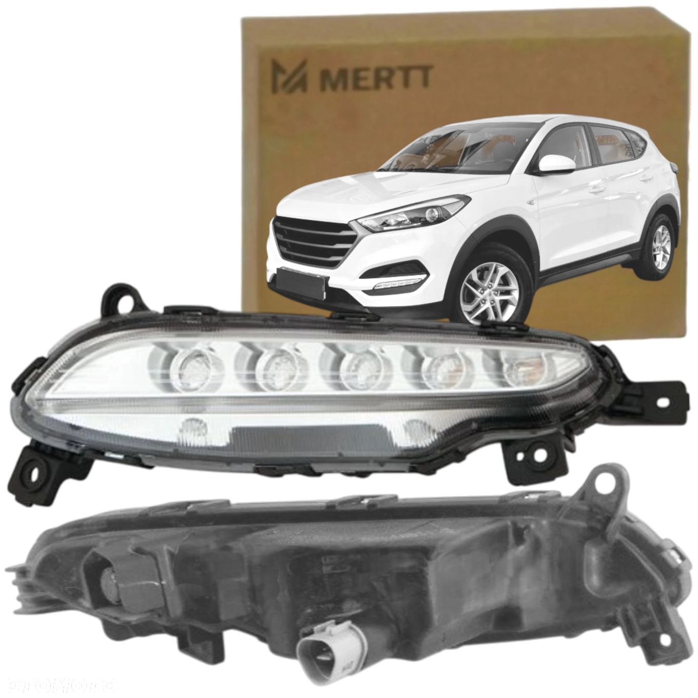 HYUNDAI TUCSON III 2015-2018 LAMPA DO JAZDY DZIENNEJ LED DRL LEWA 92207D7000 - 1
