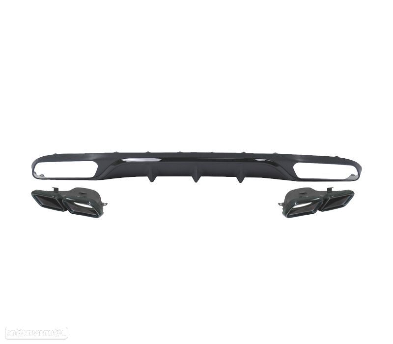 DIFUSOR MERCEDES W213 16-20 LOOK E63 + PONTEIRAS ESCAPE - 2