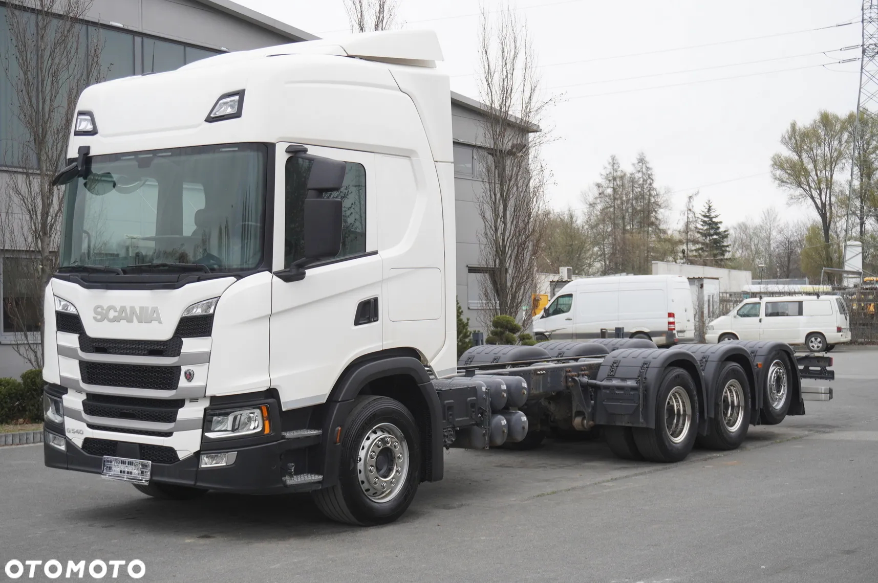 Scania G540 8x4 / Rama 8,7 m / oś skrętna / 2021 - 2