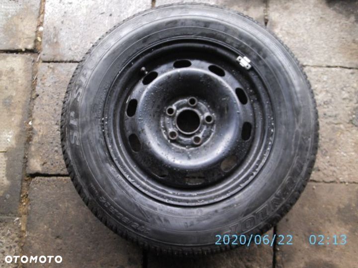 VW GOLF IV ORYGINALNE KOŁO ZAPASOWE R14 5x100 DOJAZDOWE DOJAZDÓWKA 14" 175/80/R14 DUNLOP JAK NOWE IDEALNE NIEUŻYWANE - 1