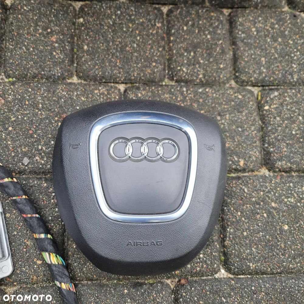 AUDI A6 C6 LIFT DESKA KONSOLA AIRBAG PASY CZARNA SOUL 4 RAMMIENNA KOMPLET - 5