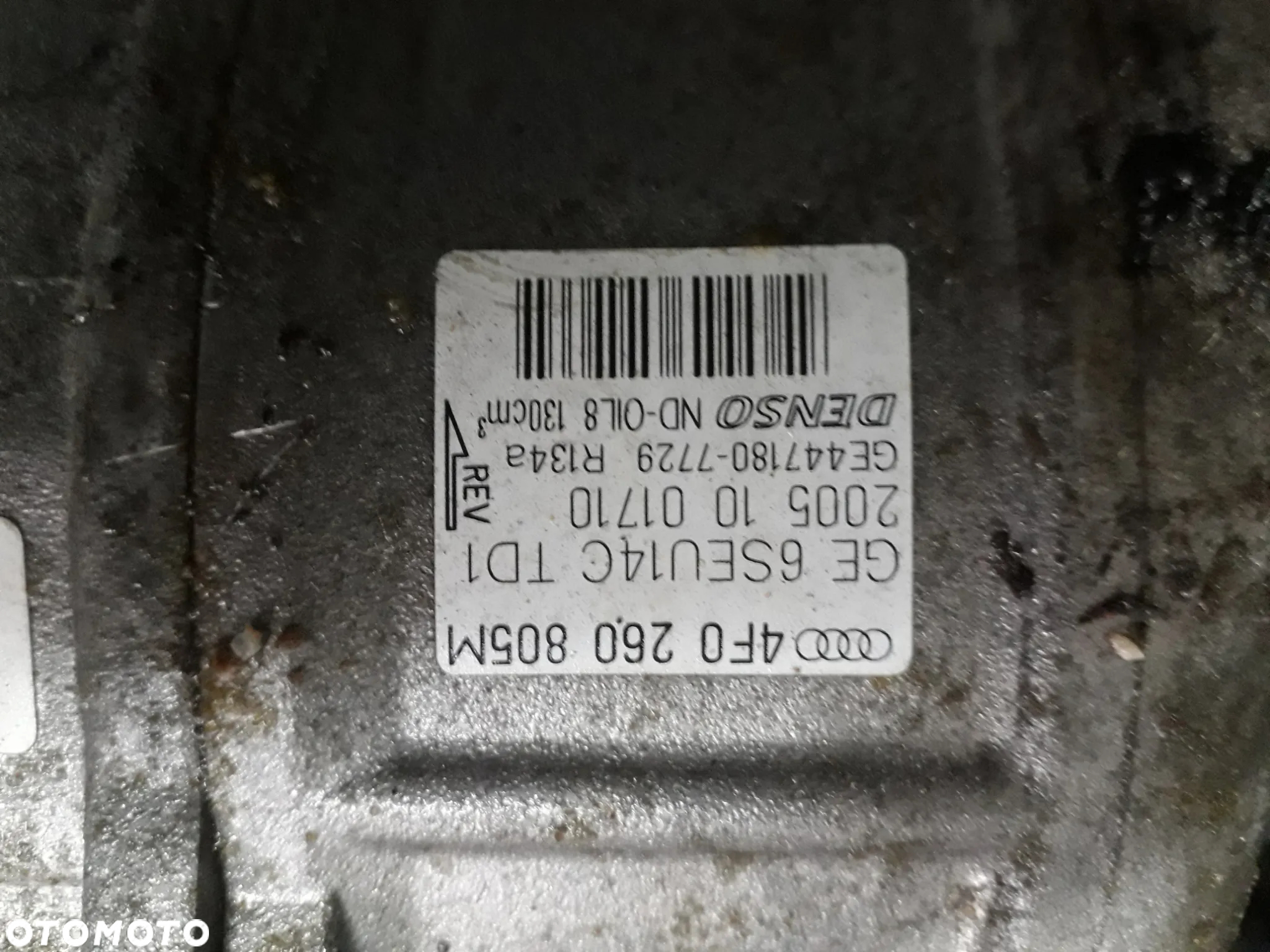 sprężarka klimatyzacji 4F0260805M 6SEU14C  A6 C6 2.0 FSI TFSI BPJ - 2