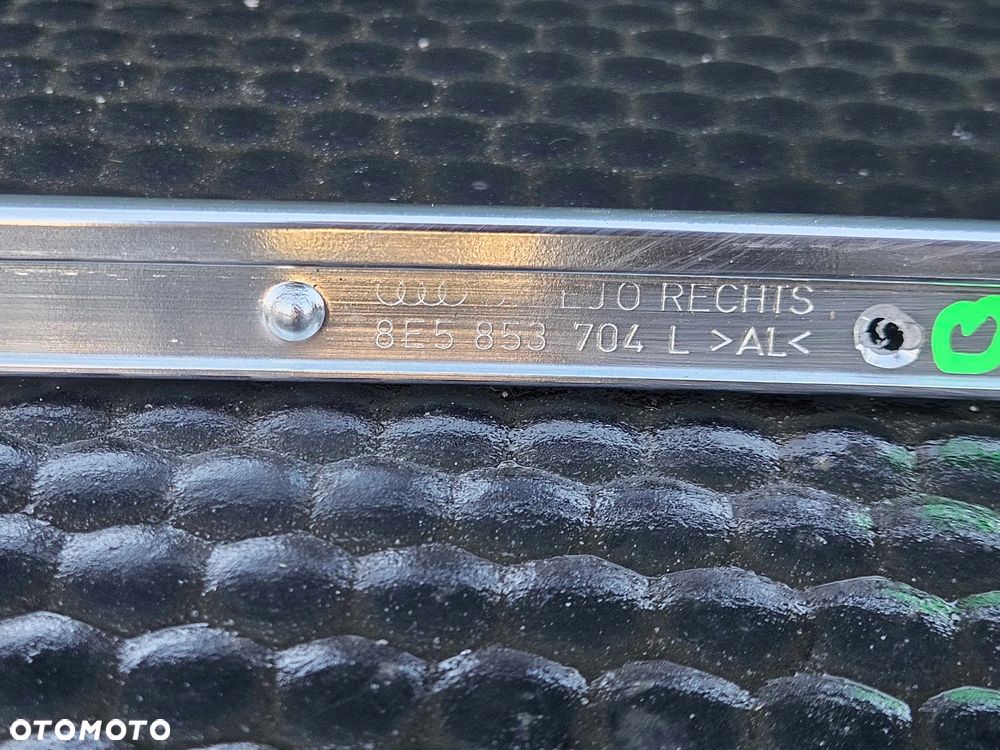 Listwa Listwy Dachowe Ramki Szyb Chrom Gorne Dlugie AUDI A4 B6 B7 Sedan - 16