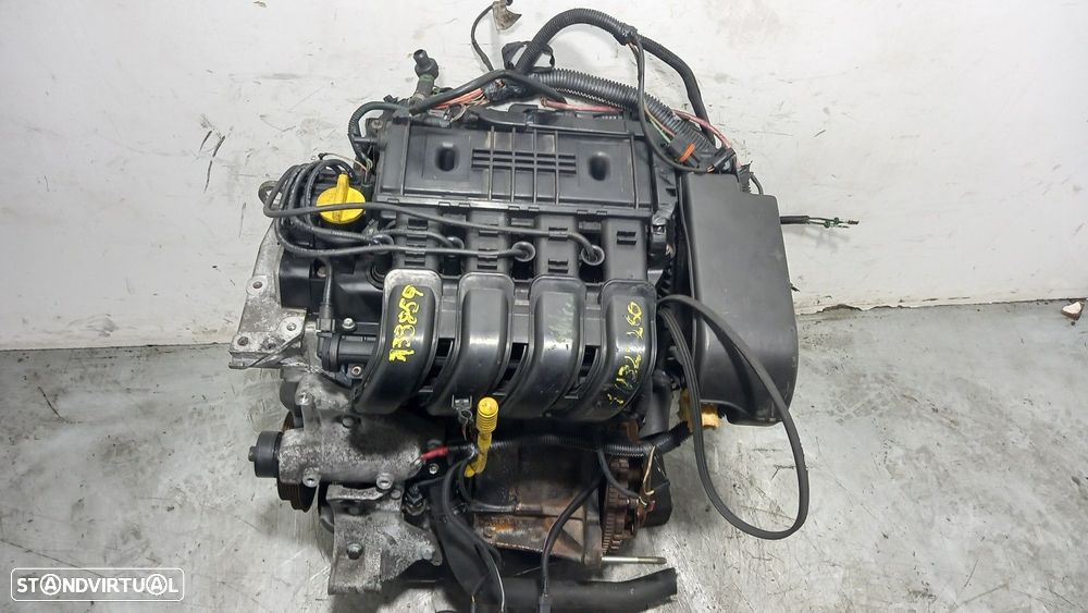 MOTOR COMPLETO RENAULT CLIO II 2003 -D4B712 - 2