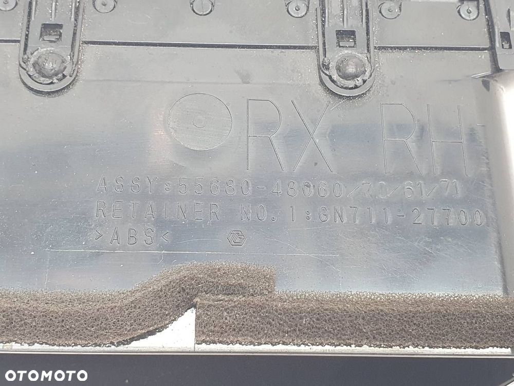 KRATKA NAWIEWU PRAWA DESKI ROZDZIELCZEJ LEXUS RX 450H III 55680-48060 - 4