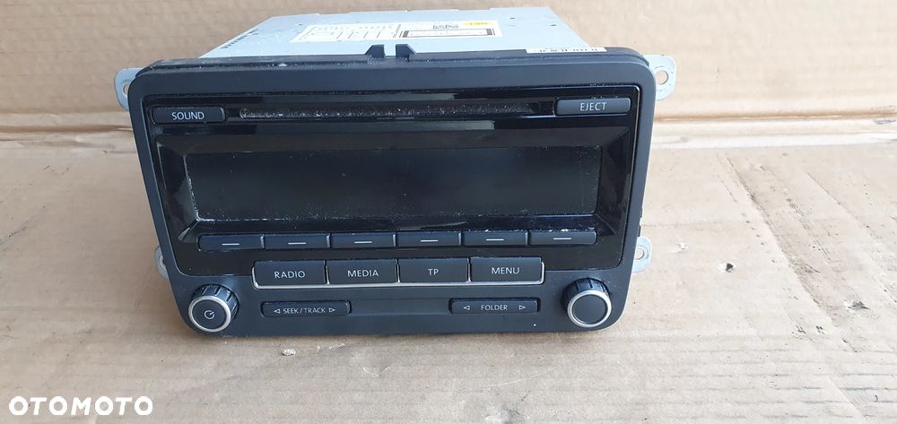 Radio radioodtwarzacz fabryczne KOD VW Tiguan I Lift 5M0035186J - 1