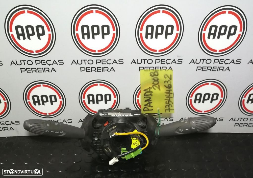 Comutador luzes e piscas Fiat Panda de 2008 referência 735444632. - 1