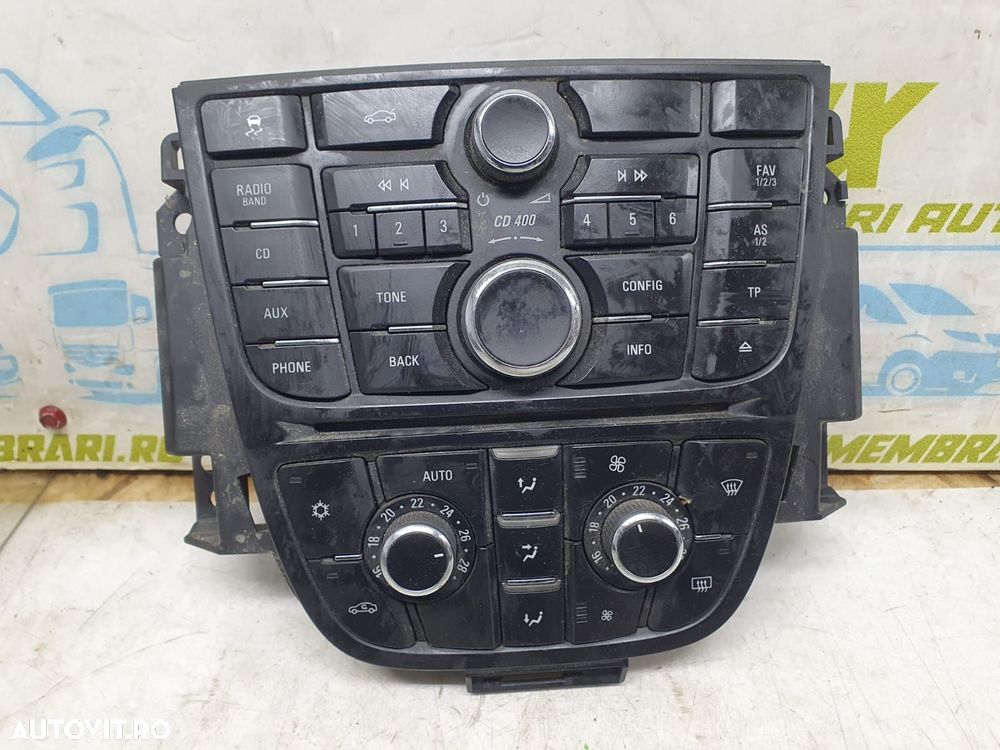 Panou radio CD 13360091 Opel Astra J [2009 - 2012] - 1
