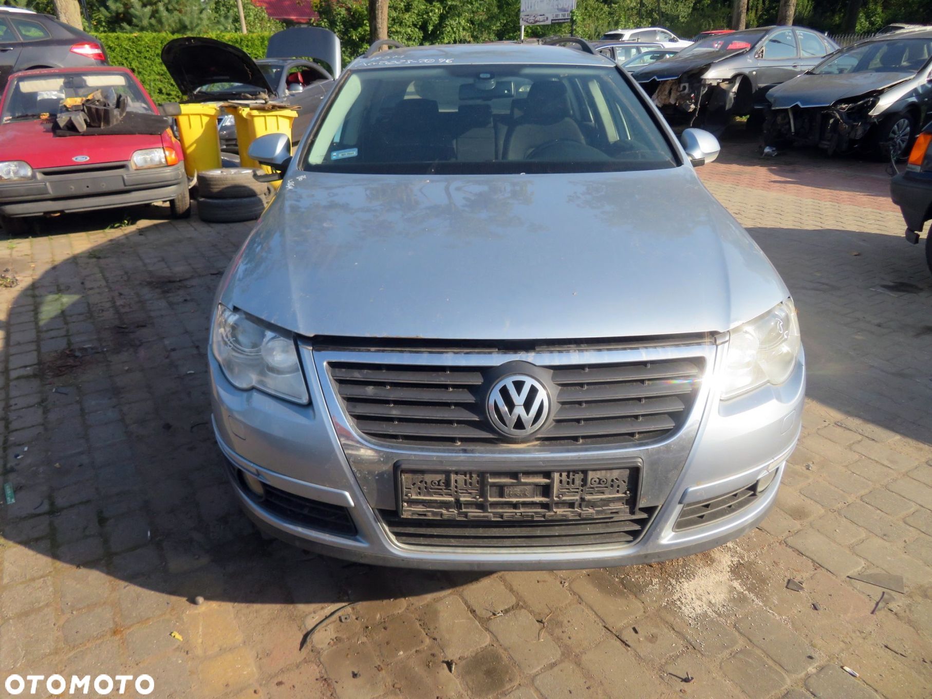 MASKA ZDERZAK BŁOTNIKI LAMPY PASSAT B6 LB5M  VOLKSWAGEN 2005-2010 SREBRNY PRZÓD KOMPLETNY - 1