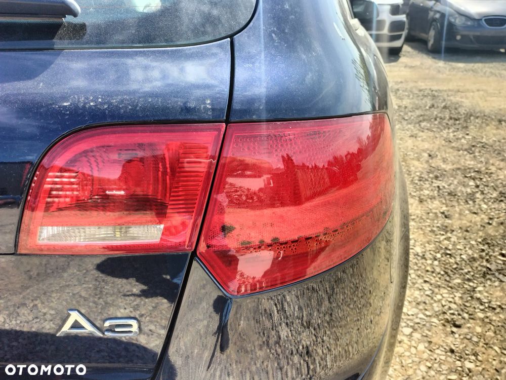 AUDI A3 8P 1.9 TDI 5D LZ5F SILNIK BLS 105KM JESZCZE W AUCIE ZDERZAK PRZÓD TYŁ KLAPA DRZWI PRZÓD LEWY PRAWY BELKA BŁOTNIK SZYBA LUSTERKO LAMPA CAŁY NA CZĘŚCI - 6