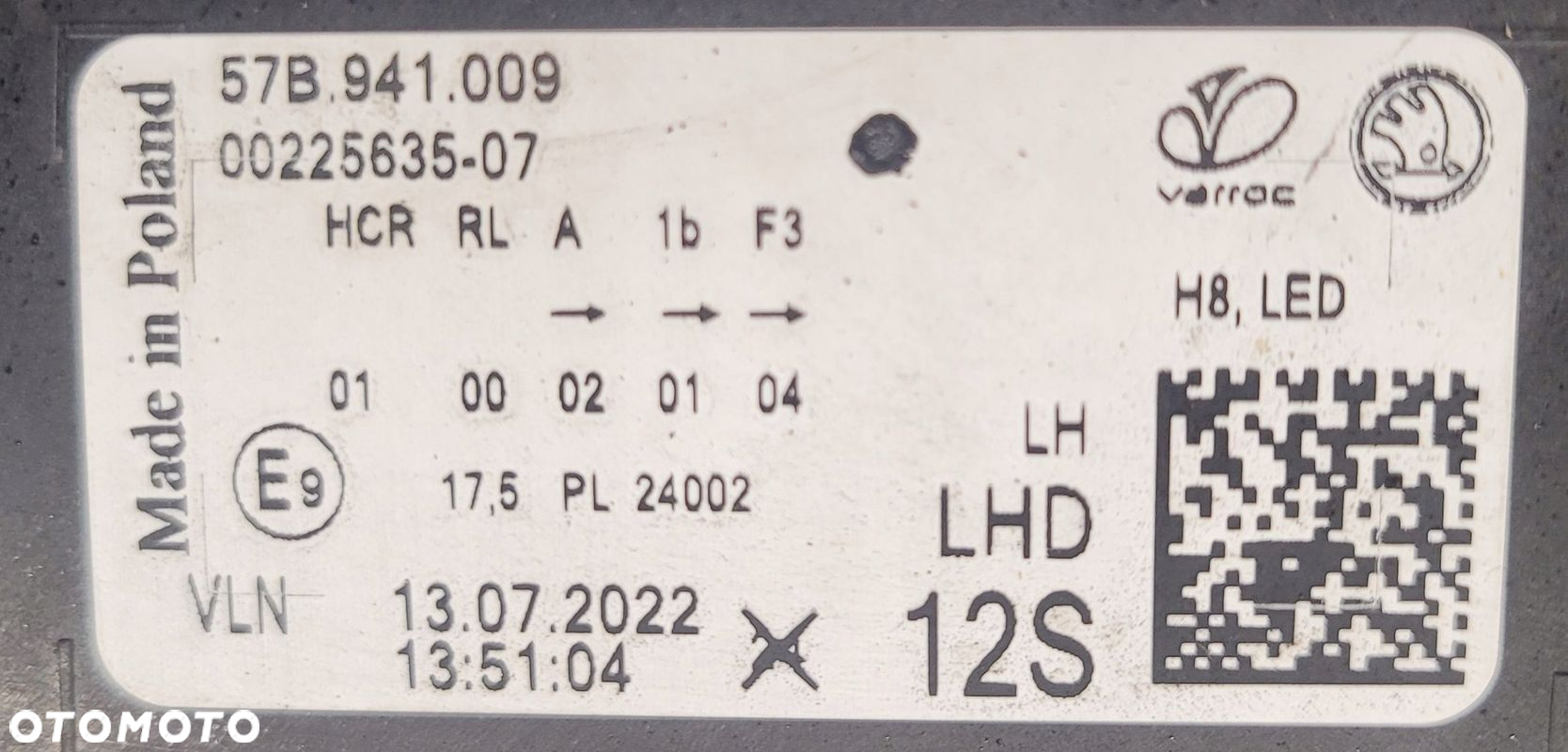 Skoda Karoq Lift Led 57b 21- lampa lewa przód przednia - 6