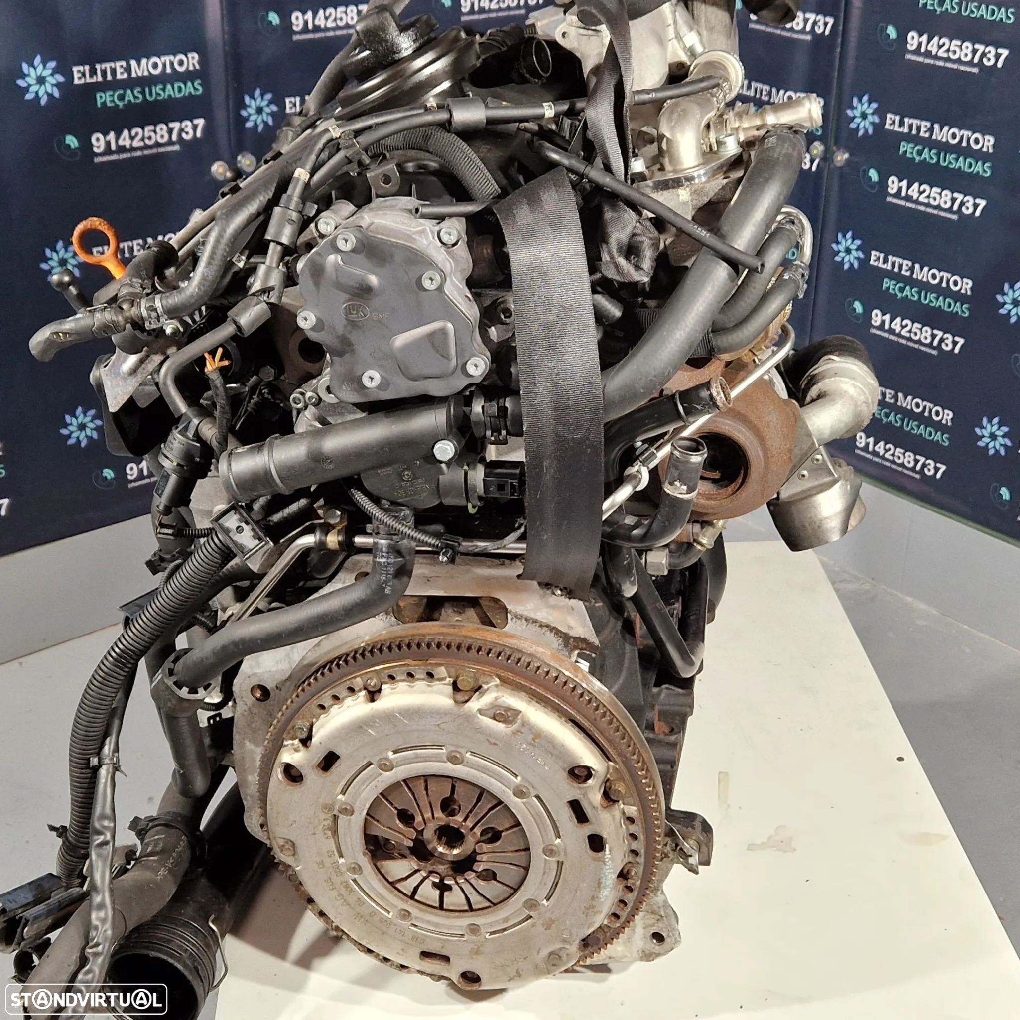 Motor usado BKC SEAT LEON 1P 1.9 TDI 105CV VW JETTA GOLF V 5 AUDI A3 8P - 4