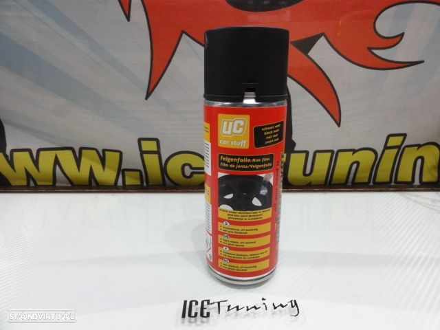 Tinta plástica removível em spray LOW COST em spray 400ml Preto mate ou semi brilho - 3