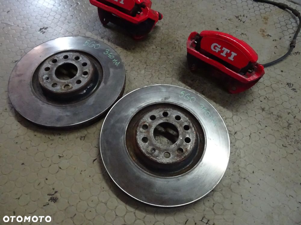 340MM zaciski tarcze hamulce przod VW Golf VII GTI czesci - 2