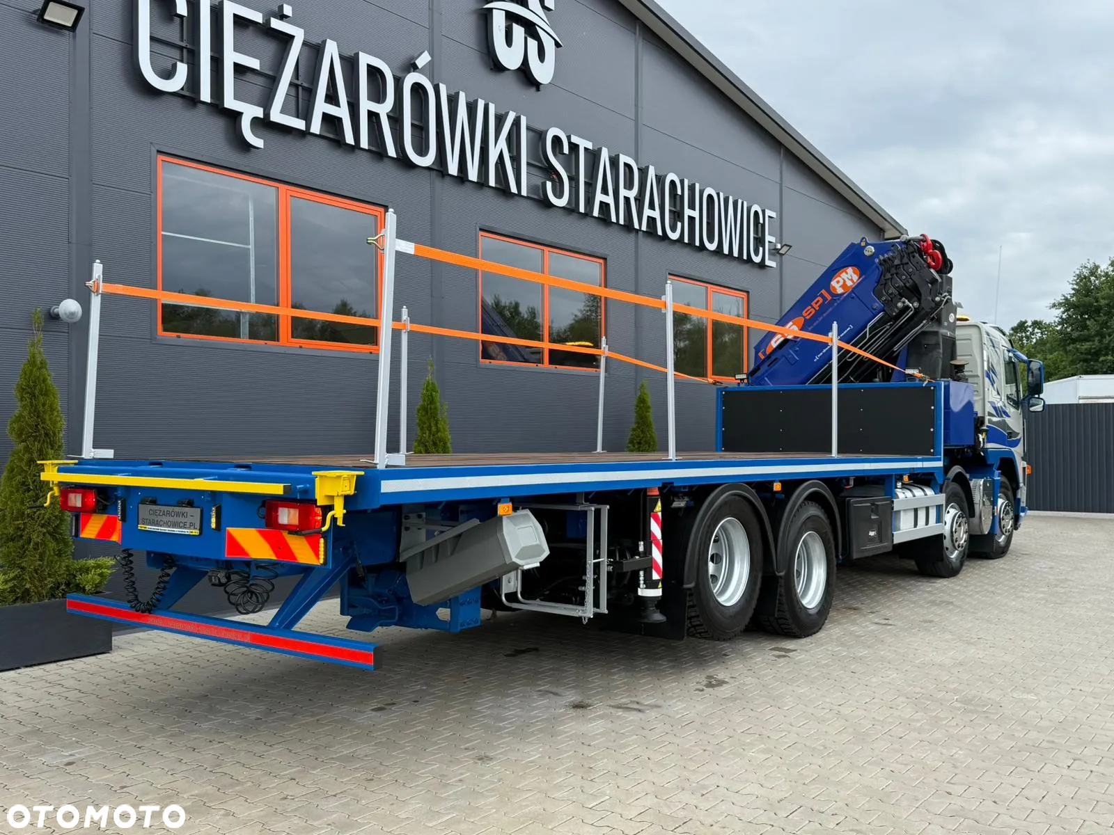 Volvo FM FH 450 8x4 8x2 // dzwig PM65 rok 2016 !!! 22 TONY !!+ platforma // kran crane żuraw hds - 6