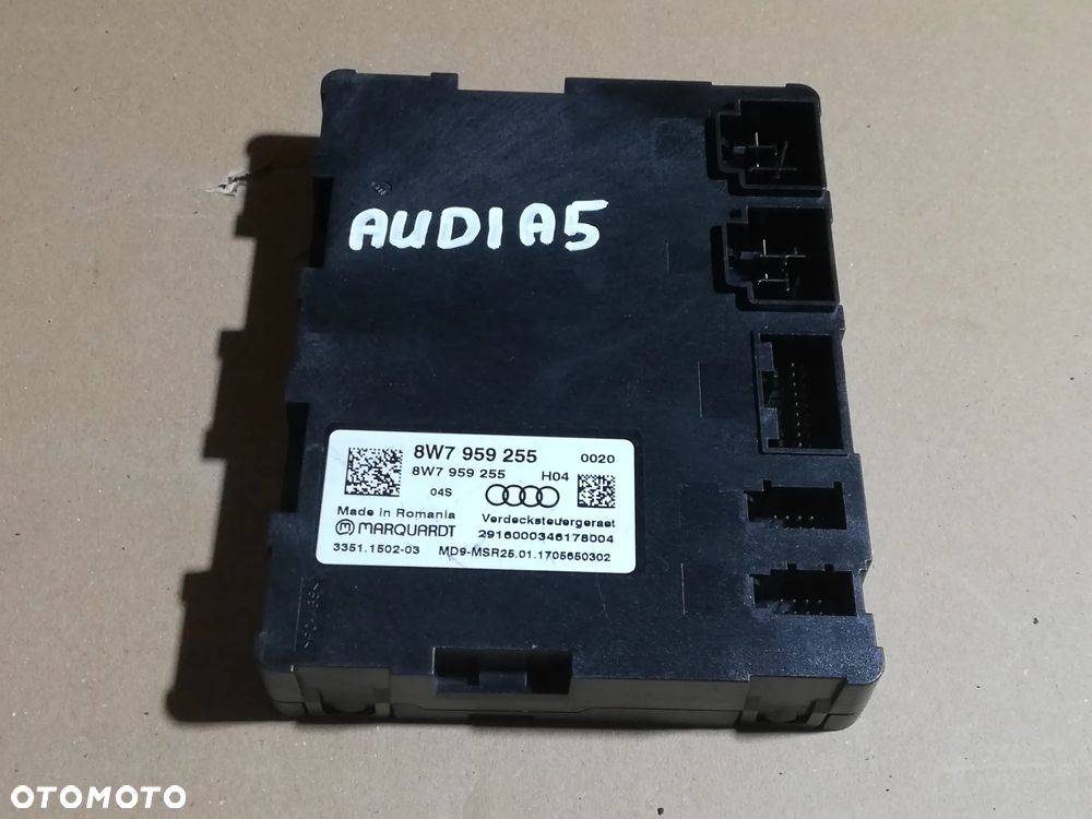 moduł sterownik dachu AUDI A5 F5 cabrio  8W7959255
