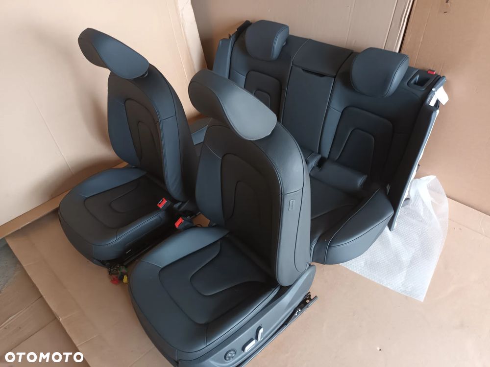 Audi A5 8T Fotele kanapa skóra grzane elektryczne 37KM - 2