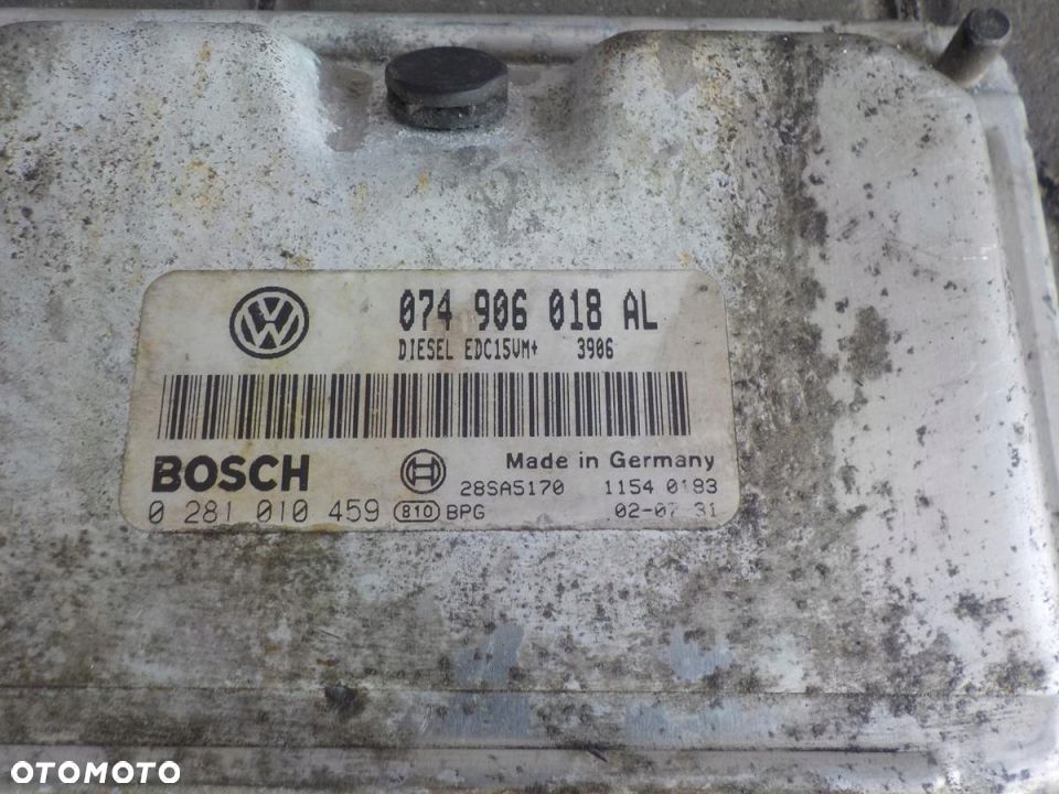 VW T4 2.5 TDI KOMPUTER STEROWNIK 074906018AL IMMO - 2
