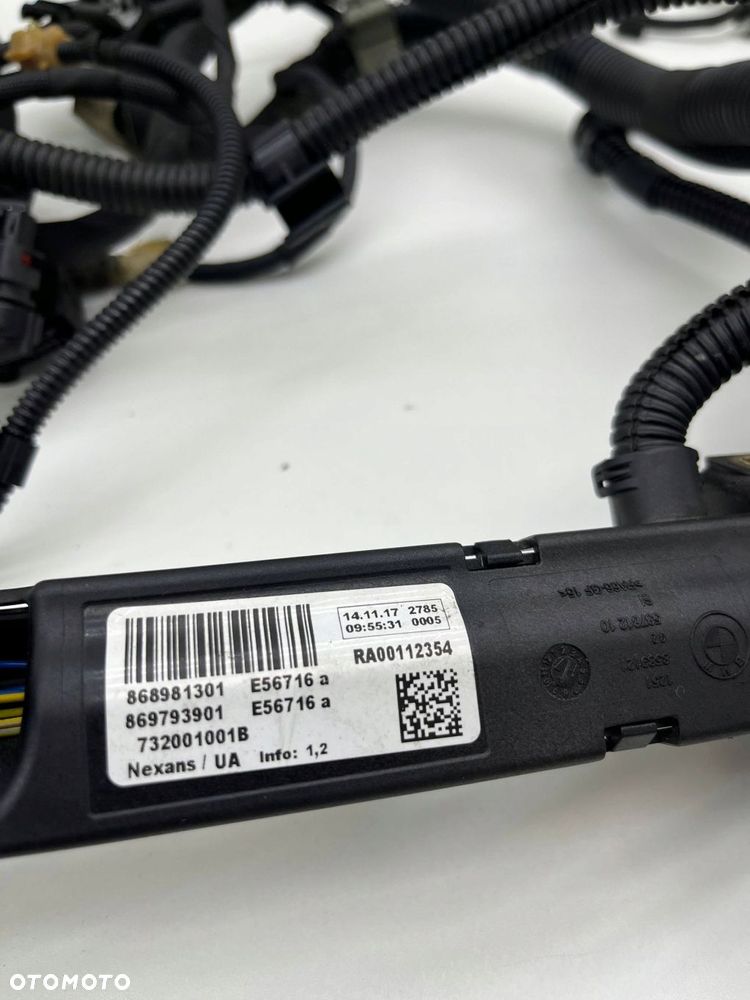 BMW 5 G30 G31 WIĄZKA INSTALACJA SILNIKA 7586106 8981301 - 4