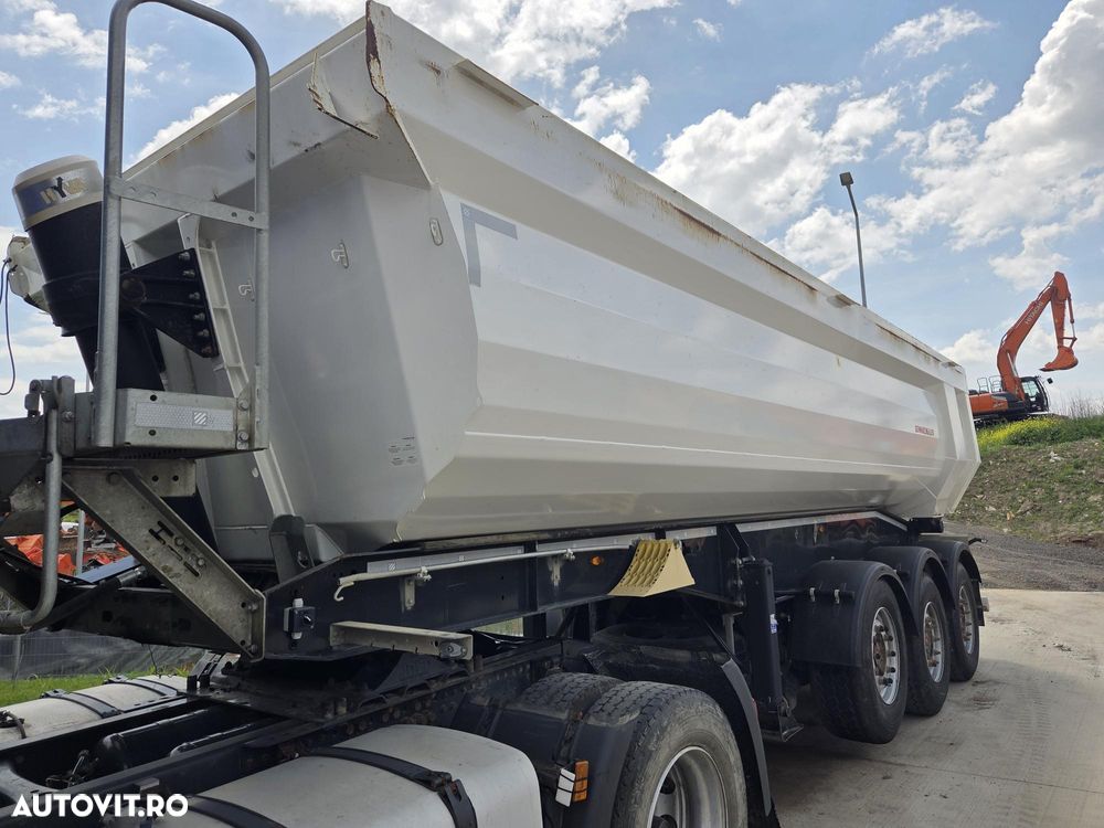 Schwarzmuller Basculabila 26mc, 3 axe SAF, cilindry HYVA, axa liftabila, prelata, scena vizitare, frane disc, picioare sprijin, protectii antibiciclisti, posibilitate leasing 3 ani-PROMOTIE 23.900 EUR+Tva - 12