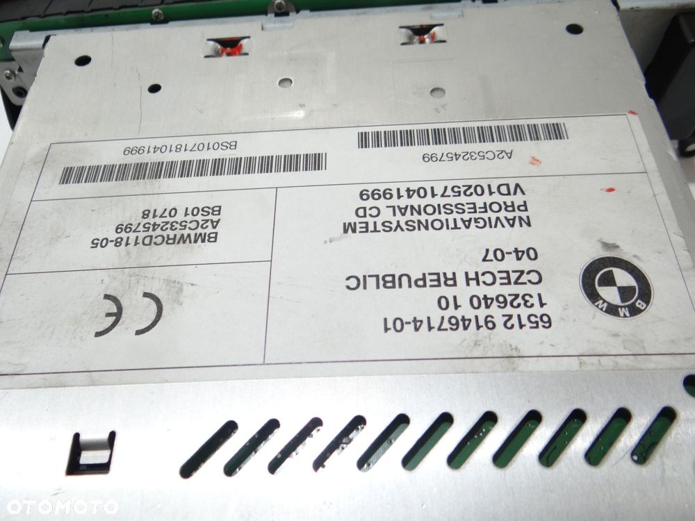 RADIO CD PROFESSIONAL BMW X3 E83 LCI 9146714 - 6
