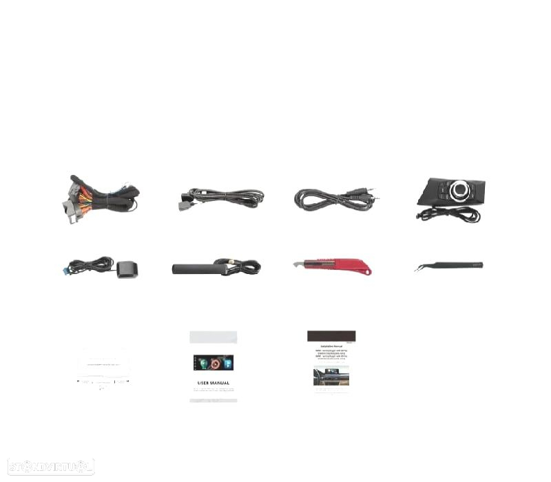 AUTO RÁDIO GPS ANDROID 12 BMW E81 E82 E87 E88 06-12 SEM ECRA DE ORIGEM - 2