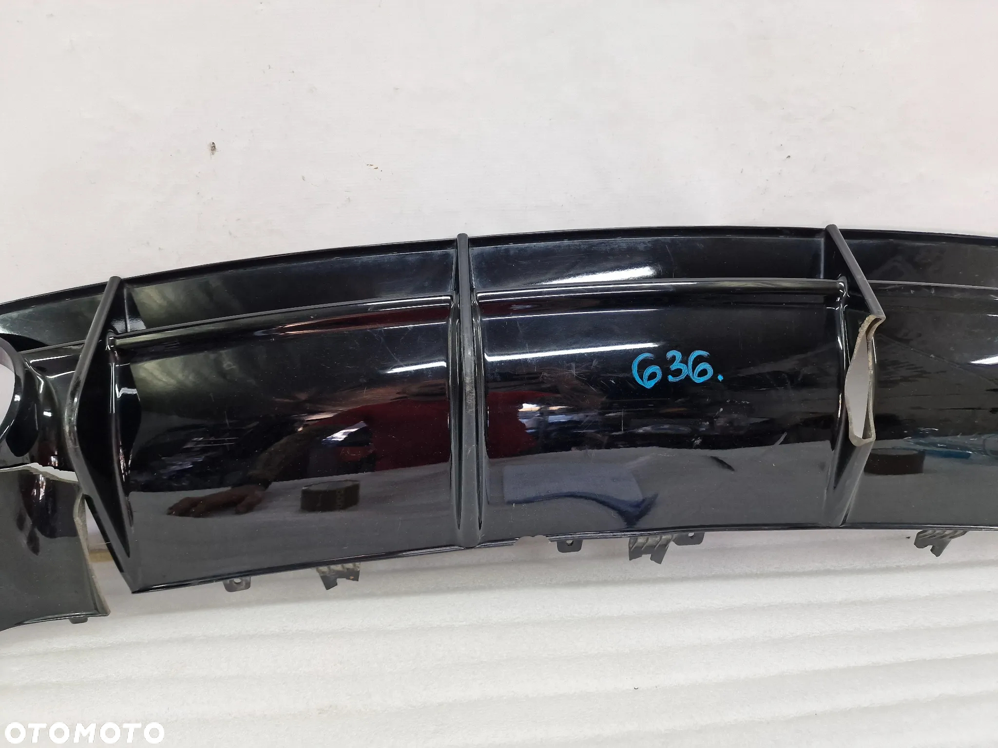 AUDI A6 4G0 / 4G9 C7 RS6 12- DYFUZOR / SPOJLER ZDERZAKA TYLNEGO TYLNIEGO TYŁ , NR 4G9807514B , NR AUKCJI DT636 - 9