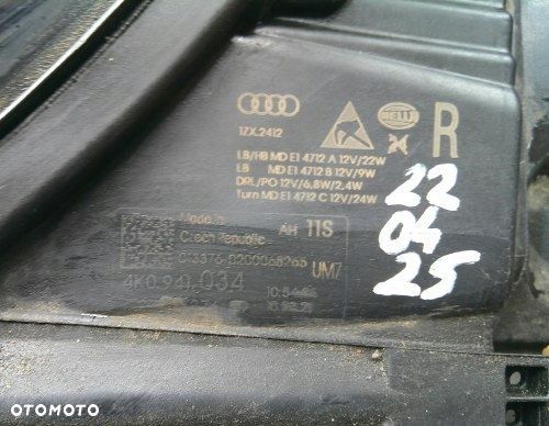 AUDI A6 C8 2018- FULL LED PRAWA PRZEDNIA LAMPA ORYGINAŁ 4K0941034 - 14