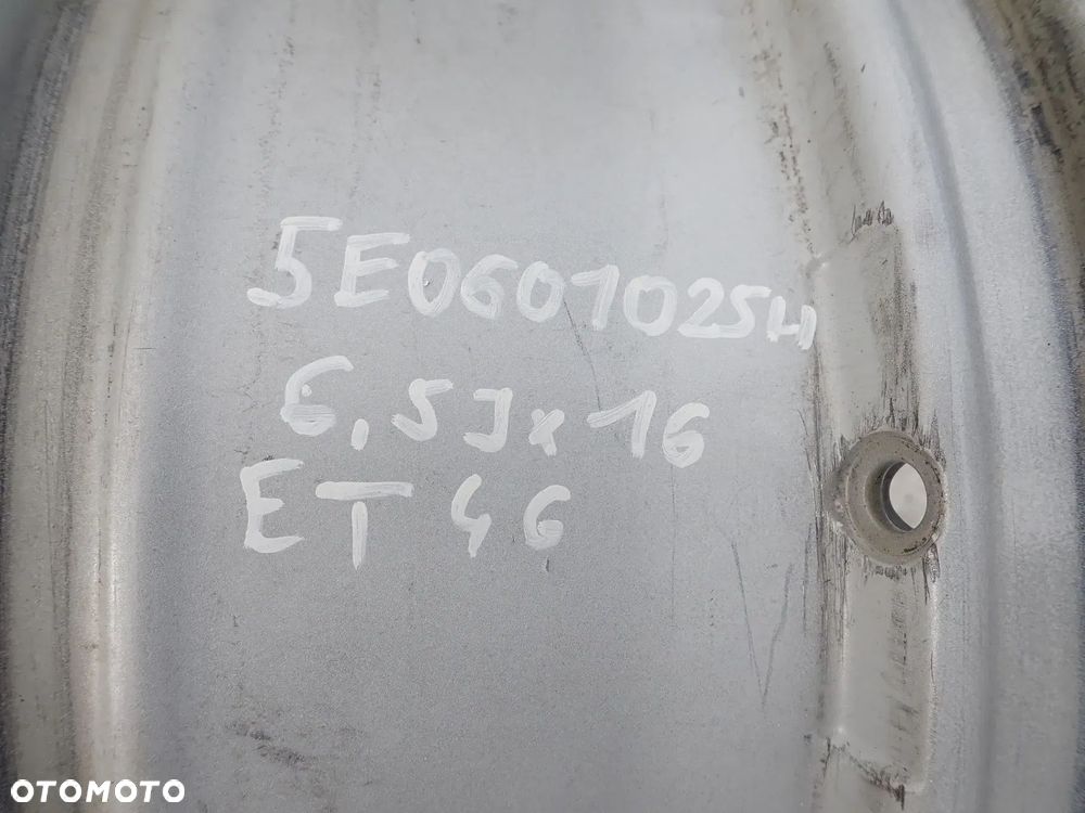 FELGI ALUMINIOWE SKODA OCTAVIA III 6.5Jx16 ET46 5X112 5E0601025H - 7