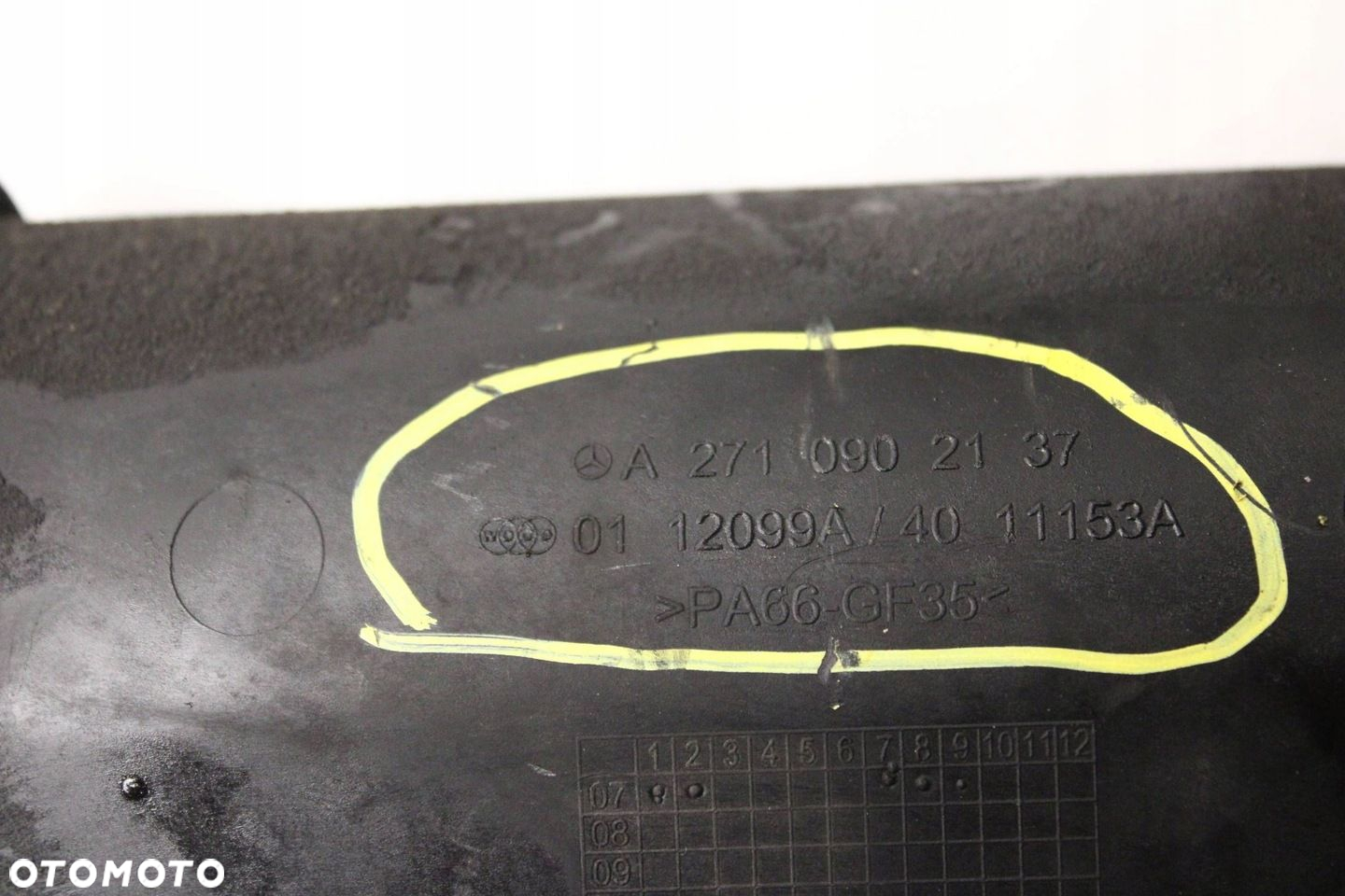 MERCEDES W203 W204 1.8 K WĄŻ RURA TŁUMIK SZMERÓW A2710902137 - 6