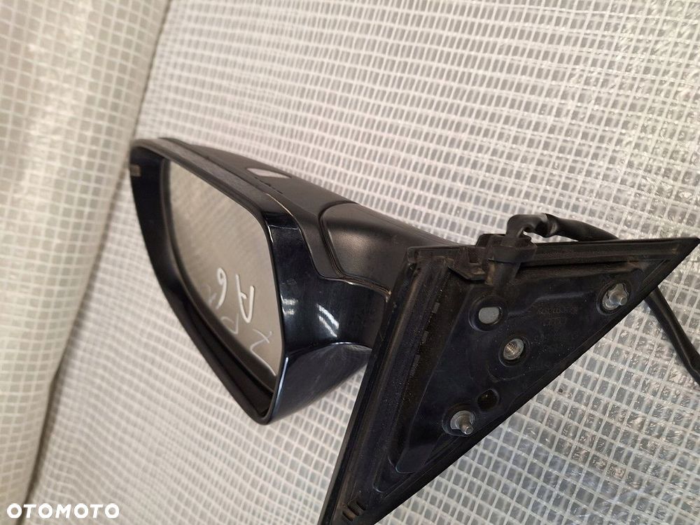 audi a6 c6 lift 4f 2008- lusterko prawe 7 pin czarne europa demont orginal - 4