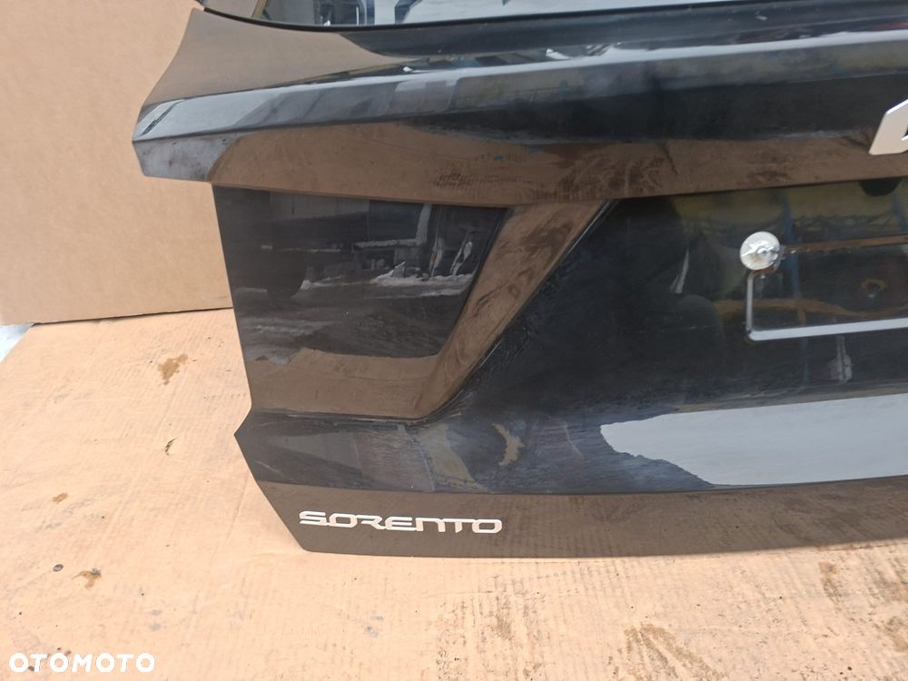 Klapa pokrywa bagażnika Kia Sorento IV MQ4 lift 22+ kolor czarny ABP kompletna - 4