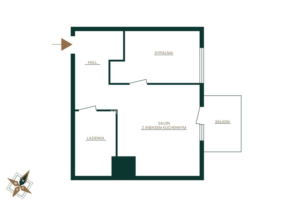 NOWE 2 pokoje, balkon, garaż, Metro Chrzanów