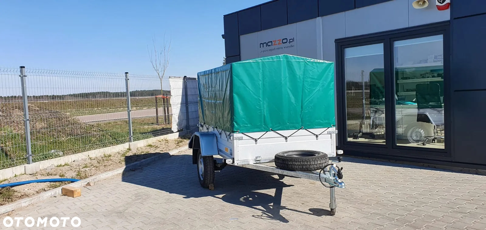 Rydwan Dostawa przyczepka 245x125x130 DMC750kg, stelaż i plandeka RESOR! SOLIDNA I MOCNA - 14