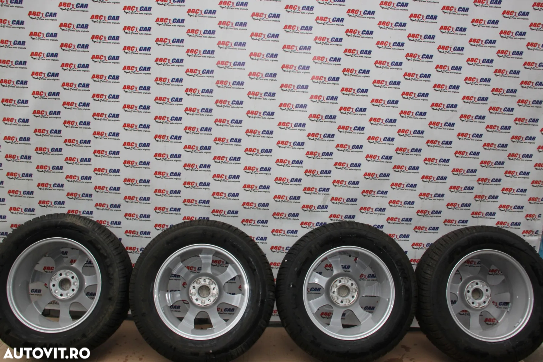 Jante Aliaj Aluminiu Roti Audi Q5 8R 5X112 235/65 R17 DUNLOP M+S de iarna COD: 8R0601025E RULAJ !!! 2000 KM !!! - 7