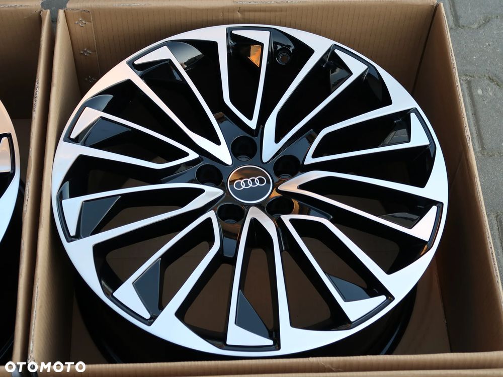 Oryginalne Felgi Audi A6 C8 A4 Q5 19'' BiColor Black - 5