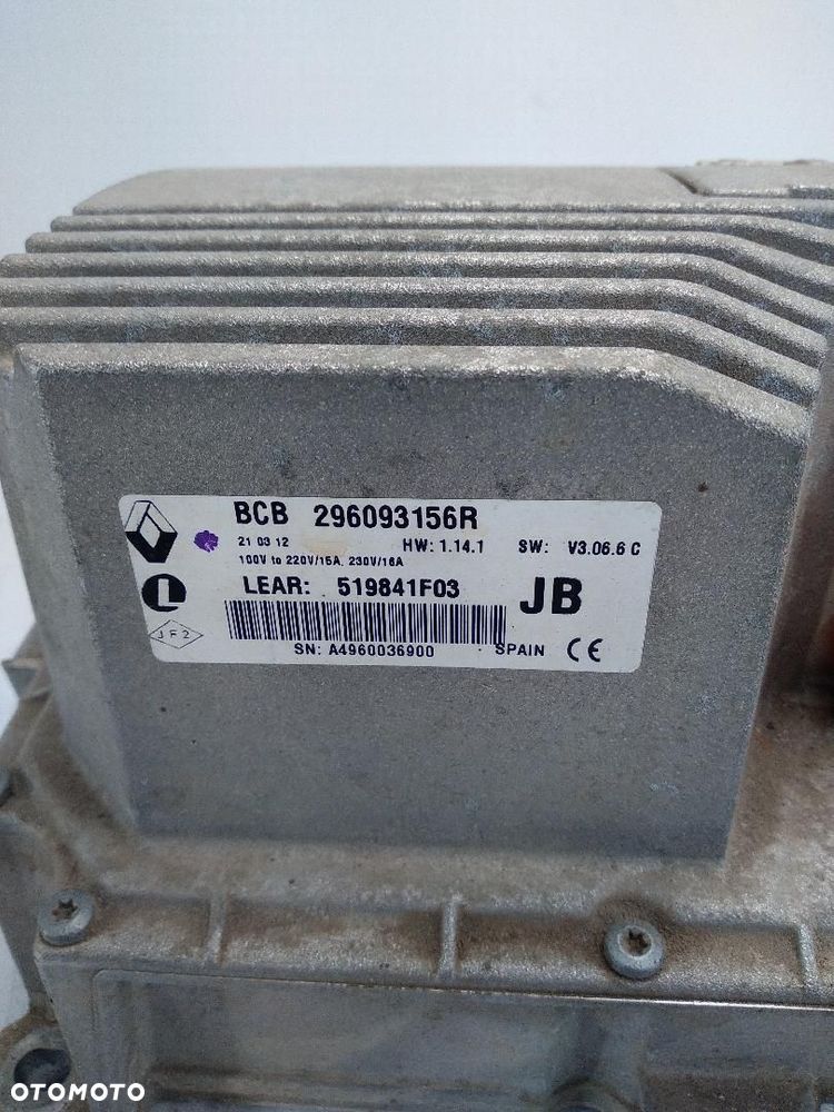 ŁADOWARKA FALOWNIK STEROWNIK RENAULT KANGOO II Z.E FLUENCE 296093156R - 5